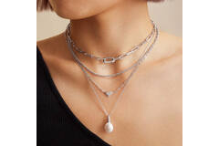  Chic Creator - Silver / Rhodium plated - 45cm